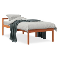 vidaXL Postel pro seniory voskově hnědá 90 x 190 cm masivní borovice