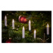 Sada bezdrátových vánočních LED svíček Krinner / 12 ks / stmívatelné / teplá bílá