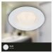 BRILONER LED vestavná svítidla sada, pr.9,5 cm, 3x LED, 3 W, 260 lm, bílé IP44 BRI 7056-036