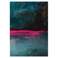 Dekoria Obraz na plátně Ekspression Pink I, 100 x 70 cm