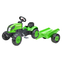 Falk Šlapací traktor 2057L Country Farmer s přívěsem - zelený