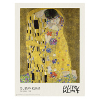 Plakát, Obraz - The Kiss (1908), Gustav Klimt, 45 × 60 cm