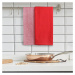 DecoKing Kuchyňská utěrka Louie červená, 50 x 70 cm, sada 3 ks