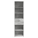 vidaXL Skříň highboard betonově šedá 50x42,5x185 cm kompozitní dřevo