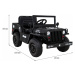 Mamido  Mamido Dětský elektrický vojenský Jeep Willys 12V7Ah černý