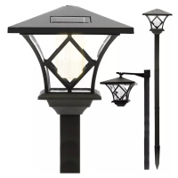 Solární lampa - zahradní sloupek TYD-H1.5M | Zahradní lucerna, sloup, solární lampa | 150 cm, 60