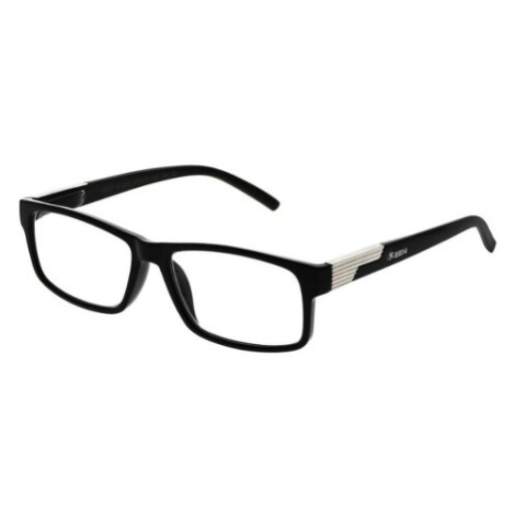 Brýle čtecí +1.00 černé s kovovým doplňkem FLEX