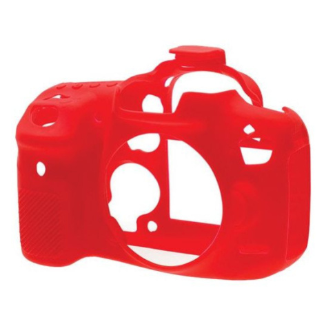 EASYCOVER silikonové pouzdro pro Canon EOS 750D červené