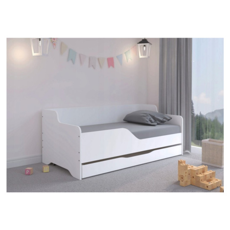 Univerzální dětská postel v luxusní bílé barvě
