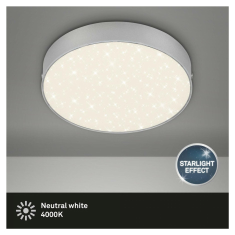 BRILONER LED stropní svítidlo hvězdné nebe, pr. 21,2 cm, 16 W, stříbrná BRI 7073-414