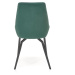 Jídelní židle SCK-479 tmavě zelená/černá