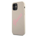 Guess GUHCP12SLSVSGP hard silikonové pouzdro iPhone 12 Mini 5.4" grey-pink Silicone Vintage
