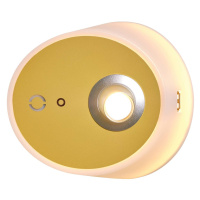 Carpyen LED nástěnné světlo Zoom, bodovka USB výstup žlutá