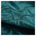 Přehoz na postel FLORISA 220x240 cm tmavě tyrkysová Mybesthome