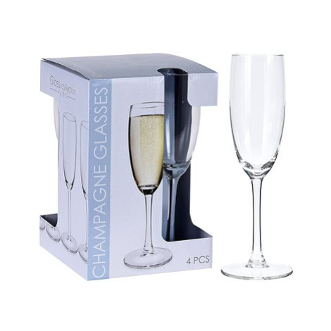 H&L Sklenice na šampaňské 180ml 4 ks CLASSIC