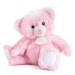 Plyšový medvídek Rose Sorbet Ours Collection Doudou et Compagnie růžový 30 cm od 0 měsíců