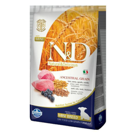 N&amp;D Dog Puppy Mini Lamb/Blueberry Low Grain - 2,5kg Natural&Delicious