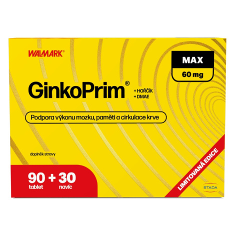 Walmark GinkoPrim MAX 90+30 tablet navíc