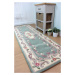 Flair Rugs koberce AKCE: 67x210 cm Ručně všívaný běhoun Lotus premium Green - 67x210 cm