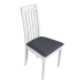 Jídelní židle ROMA 10 Tkanina 33B Bílá