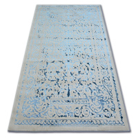 Dywany Lusczow Kusový koberec MANYAS Zeggy šedo-modrý