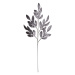 FLORISTA Větvička třpytivá stříbrné listy 80 cm