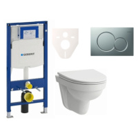 Cenově zvýhodněný závěsný WC set Geberit do lehkých stěn / předstěnová montáž+ WC Laufen Laufen 