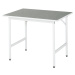 RAU Pracovní stůl, výškově přestavitelný, 800 - 850 mm, deska z linolea, š x h 1000 x 800 mm, sv