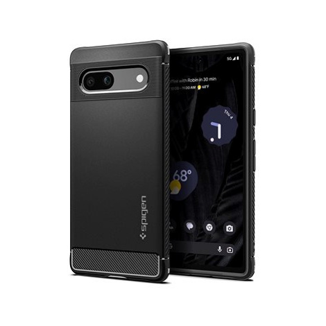 Spigen Rugged Armor Black Google Pixel 7a