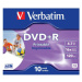 VERBATIM DVD+R(10 ks)Printable/Jewel/16x/4.7GB