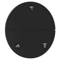 Ventil Hansgrohe ShowerSelect Comfort S bez podomítkového tělesa matná černá 15558670