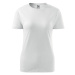 Dámské tričko krátký rukáv - bílé, velikost XL