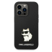 Zadní kryt Karl Lagerfeld Liquid Silicone Choupette NFT pro Apple iPhone 14 Pro, black