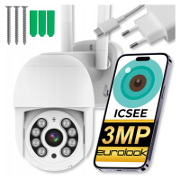 Venkovní Wifi Kamera Fullhd 3MPX Otočná 3MP 4X Zoom Detekce Monitorování