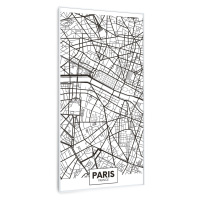 Klarstein Wonderwall Air Art Smart, infračervený ohřívač, mapa Paříže, 60 x 120 cm, 700 W