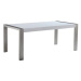 Luxusní bílý nerezový stůl 180x90 cm ARCTIC I, 58848