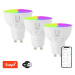 IMMAX NEO LITE SMART LED žárovka GU10 6W barevná a bílá WiFi set 3ks