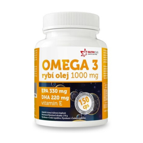 Omega 3 Rybí olej 1000mg EPA 330mg/DHA 220mg cps.150 Nutricius