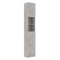 Koupelnová skříňka betonově šedá 32 × 25,5 × 190 cm dřevotříska