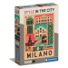 Clementoni - Puzzle 1000 Style in the city Milano Compact box