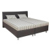 Čalouněná postel Colorado 180x200, šedá, včetně matrace