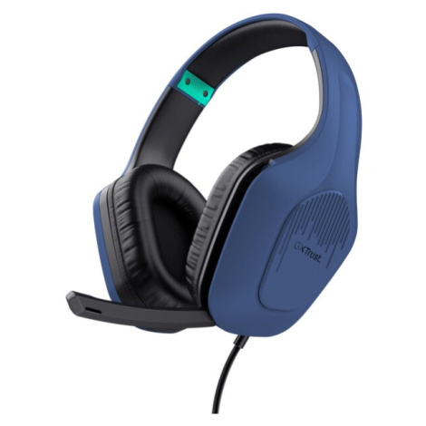 Trust GXT415 Zirox herní sluchátka, modrá