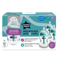 Tommee Tippee ADVANCED ANTI-COLIC Samosterilizační kojenecká lahev, pomalý průtok 260ml, 0m+, 3k