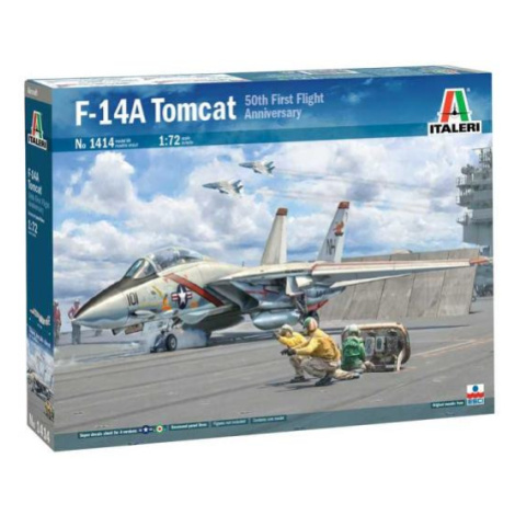 Model Kit letadlo 1414 - F-14A Tomcat (1:72) Italeri