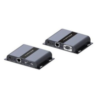 PremiumCord VGA extender na 120m přes LAN, over IP, HDBitT