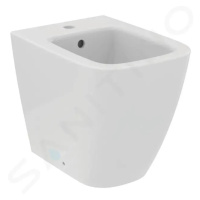 IDEAL STANDARD i.Life S Stojící bidet, 355x480 mm, s přepadem, otvor pro baterii, bílá T459501