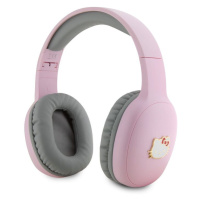 Sluchátka Bluetooth Hello Kitty Bicolor Kitty Metal Head Logo Stereo Pink