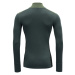 Devold Vlněné merino triko Lauparen Merino 190 Shirt Zip Neck Man - Forest/Woods/Black Velikost: