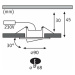 PAULMANN Vestavné svítidlo LED Calla kruhové 10x6,5W bílá mat nastavitelné 999.24 P 99924