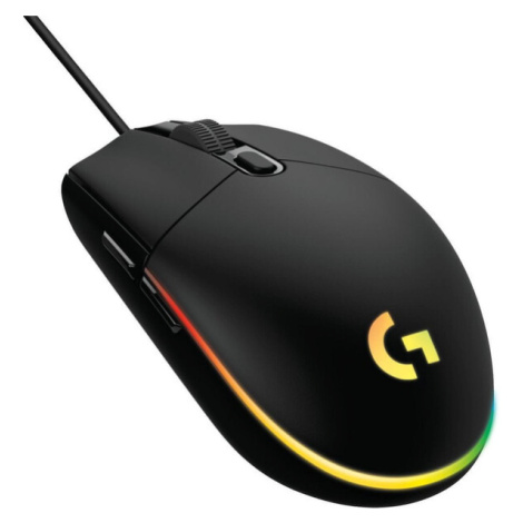 Logitech G203 LIGHTSYNC myš černá